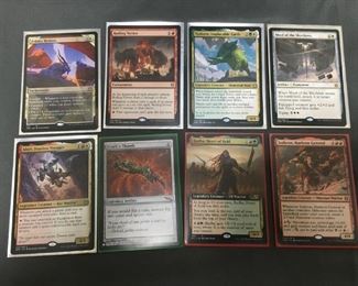 9 Card Lot of Magic the Gathering GOLD SYMBOL Rare Cards from Huge Collection