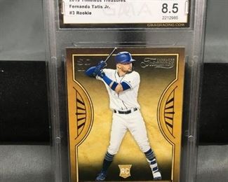 GMA Graded 2019 Timeless Treasures FERNANDO TATIS JR. Padres ROOKIE Baseball Card - NM-MT+ 8.5