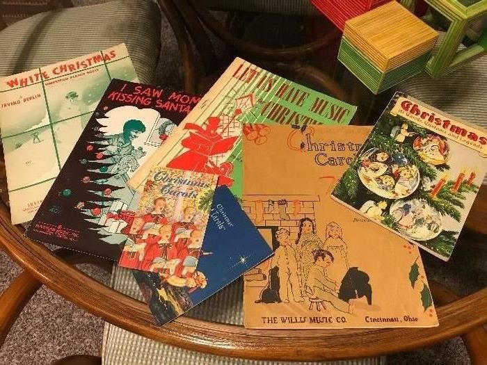 Vintage Christmas Sheet Music & Music Books
