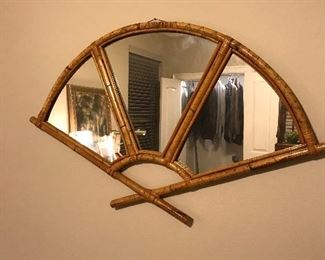 Awesome Vintage Fan Mirror