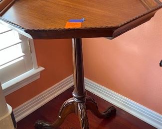 1b. Octagonal Side Table, 22.25”w x 28”h     $80