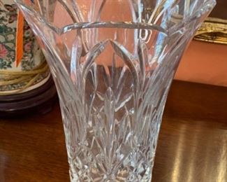 #17. Waterford Vase 10”h, Lismore pattern  $ 75