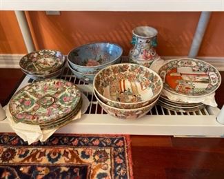 #24Asian Ceramics, plates and bowls