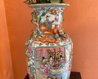 #44Asian Ceramic Vase  $38