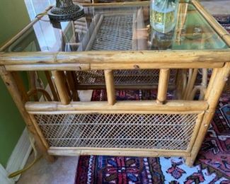 #110Bamboo Side Tables (2)  $100