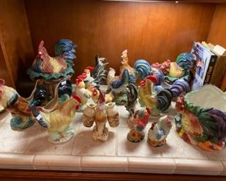 Vintage and New Rooster 🐔 chicken collection