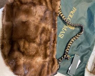 Paolo Masi new mink purse $140