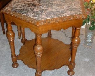 Beautiful Old Marble-top table