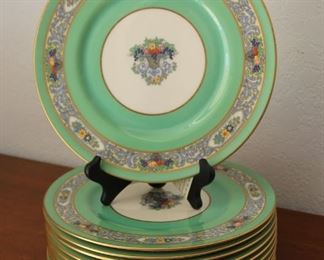 10. $200.00. Autumn Lenox pattern. set 12 Gump San Francisco dinner plates 11.5” diameter