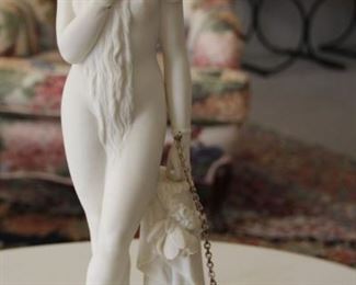 23. $150.00. Minton Parian figure "The Octoroon " by John Bell, 1868 “. 17"h