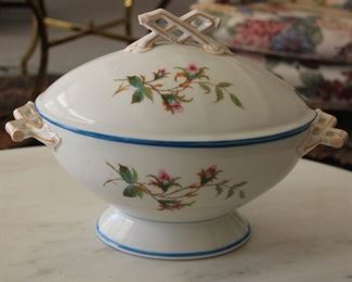 25. $70.00. Haviland Limoges Tureen Thistle 7.25” height