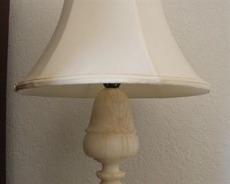 65. $125.00. Alabaster table lamp 24”