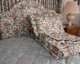 73. $125.00. Full size headboard with matching comforter / pillows headboard 53” X 63”