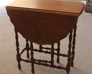 78. $125.00. Gate leg table 26.5” X 26” X 13” leaves are each 12”