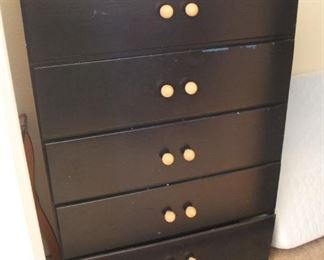 86. $25.00. Dresser Black as is 44” X 28” X 14”