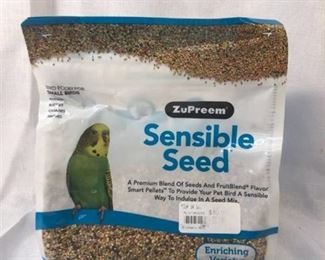 Zupreem Sensible Seed Small Bird Recipe Dry Bird Food, 2 Lb Expires 08/31/20 Location Plastic Shelf X