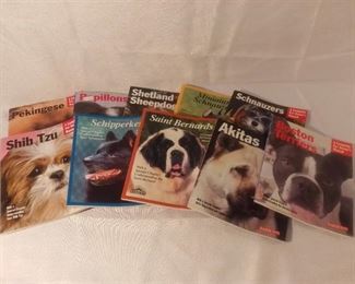 Lot of 10 Informational Books of Various Dogs Barron's A Complete Pet Owners Manual