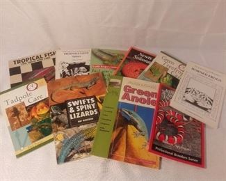 Lot of 10 Informational Books of Various Reptiles and Fish Barron's Owner's Manual