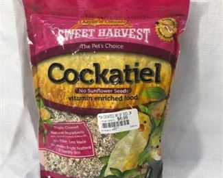 Sweet Harvest Kaylor-Made Cockatiel Food Without Sunflower Expires 09/10/2020 Location Plastic Shelf X