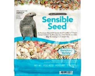Zupreem Sensible Seed Parrots & Canures Recipe Dry Bird Food, 2 Lb Expires 12/31/2019 Location Plastic Shelf X