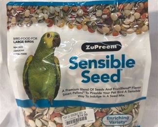 Zupreem Sensible Seed Large Bird Recipe Dry Bird Food, 2 Lb Expires 07/31/2019 Location Plastic Shelf X