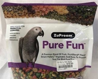 Pure Fun Bird Food for Parrots & Conures Expires 01/31/2021 Location Plastic Shelf X