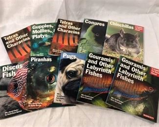 Lot of 10 A Complete Pet Owners Manual Guide Books of Various Animals Location Plastic Shelf X