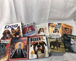 Lot of 10 Informational Books About Various Dogs and Cats Location Plastic Shelf X