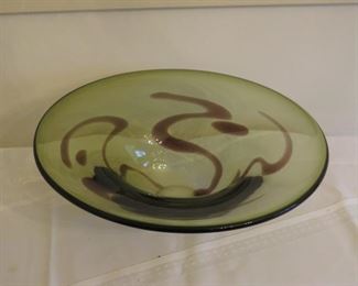 $25.00, 16" Studio art glass unsigned, no chips