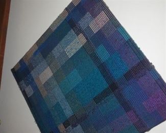 Fiber art wall hanging