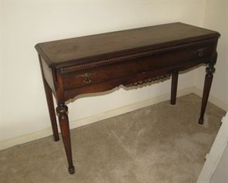 $65.00, Mahogany Sofa Table with drawer
