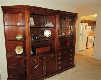 Nice four section wall unit