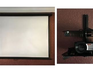 Projector and screen