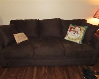 Chocolate Brown Couch - Excellent Condition