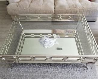 Z Gallerie Abigail Mirrored Coffee Table 
$675.00
50.25" D x 34.5" W x 18" H