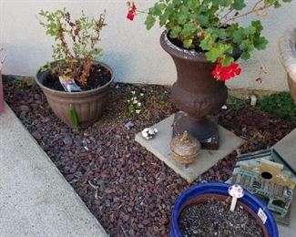 Tall Urn $40.00
Small round pot $20.00