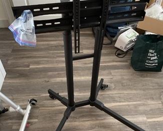 Rolling TV stand