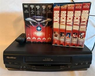 Quasar VHS Player Collector VHS Sets