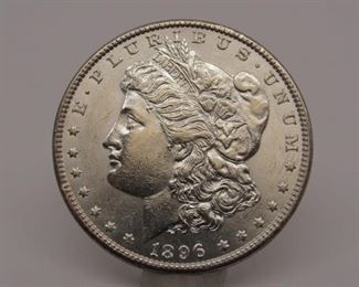 Yr: 1896-P
Origin: US
Series: Morgan Silver Dollar
Located in: Chattanooga, TN
High Grade

**Sold as is Where is**