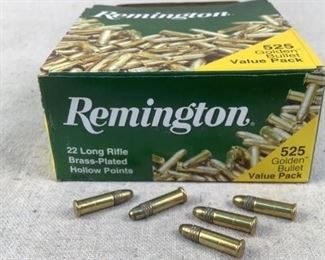 Mfg - (525)Remington
Model - Golden Bullet Value Pack
Caliber - .22 LR
Located in Chattanooga, TN
Condition - 1 - New
This is a 525 count Remington Golden Bullet Value Pack. 36 grain .22 LR Hollow Points
