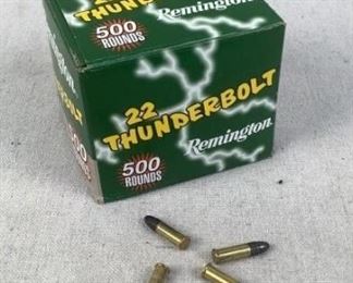 Mfg - (500)Remington
Model - Thunderbolt 40gr
Caliber - LRN .22 LR Ammo
Located in Chattanooga, TN
Condition - 1 - New
This is a 500 count Remington Thunderbolt value pack of 40 grain .22 Long Rifle LRN ammunition.

