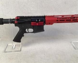 Serial - LW4-04665
Mfg - New Frontier
Model - LW4 AR-15 Pistol
Caliber - 5.56 NATO
Barrel - 10.5"
Type - Pistol
Located in Chattanooga, TN
Condition - 1 - New
This New Frontier LW4 AR Pistol is ideal for those in need of a truck gun, or a smaller AR-15 for self defense purposes. This pistol features a 10.5" barrel with a full length red MLOK handguard and other red accessories making this pistol stylish, yet durable.
***THIS PISTOL COMES WITH NO MAGAZINE***