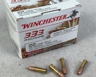 Mfg - (333)Winchester
Model - 36gr .22 Long Rifle Ammo
Located in Chattanooga, TN
Condition - 1 - New
This is a 333 round value pack of Winchester 36 grain .22 Long Rifle ammunition.