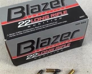 Mfg - (500)Blazer 40gr
Model - .22 Long Rifle Ammo
Located in Chattanooga, TN
Condition - 1 - New
This is a 500 count value pack of Blazer 40 grain .22 Long Rifle Ammunition.