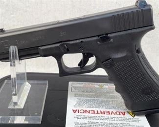 Serial - BFXY188
Mfg - Glock
Model - 31 Gen 4
Caliber - 357 Sig
Barrel - 4.49"
Capacity - 15
Magazines - 3
Qty - 1
Type - Pistol
Located in Chattanooga, TN
Condition - 3 - Light Wear
The GLOCK 31 Gen4, in 357 SIG, is the optimal solution for those seeking high muzzle velocity and superior precision in a reliable, yet lightweight, pistol with large magazine capacity. The Modular back strap system makes it possible to instantly customize its grip to accommodate any hand size. The reversible magazine catch makes it ideal for left and right-handed shooters.