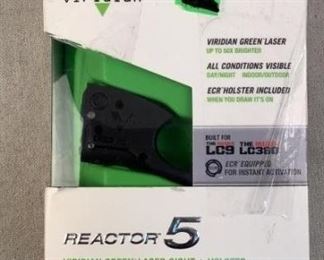Mfg - Viridian
Model - Reactor 5 Green Laser
Caliber - Ruger LC9/380
Located in Chattanooga, TN
Condition - 2 - Like New, In Box
This is a Viridian Reactor 5 Green laser sight for Ruger LC9/LC380. This laser does appear to be in unused condition however the box has been ripped open and there is no holster within the contents although it indicates on the package that it comes with one. All other contents appear to be accounted for.