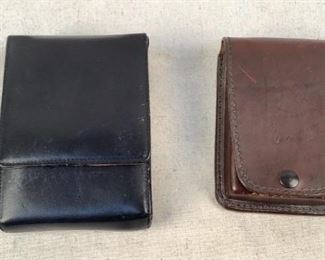 Mfg - (2) Leather Holster
Model - Cases
Located in Chattanooga, TN
Condition - 3 - Light Wear
This is a lot of 2 leather pistol holster cases. One holster is marked for a Keltec P3AT/P32. The other holster case is a Sneaky Pete brand but unknown on model.
 