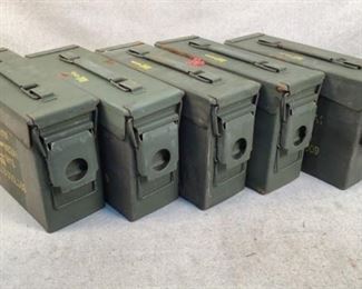 Mfg - (5) 30 Caliber
Model - Ammo Cans
Located in Chattanooga, TN
30 Caliber Surplus Ammo Cans, condition may vary