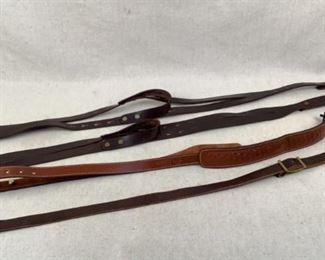 Mfg - (4) Assorted Leather
Model - Slings
Located in Chattanooga, TN
Condition - 3 - Light Wear
This is an assorted lot of leather holsters including 2 Galco Ching Slings, Saddlemate padded sling, and basic leather sling.