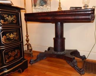 An exceptional 19th C. American Empire side table